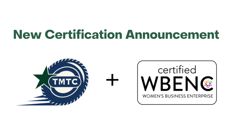 TMTC receives WBENC certification as a women-owned transportation consulting business.