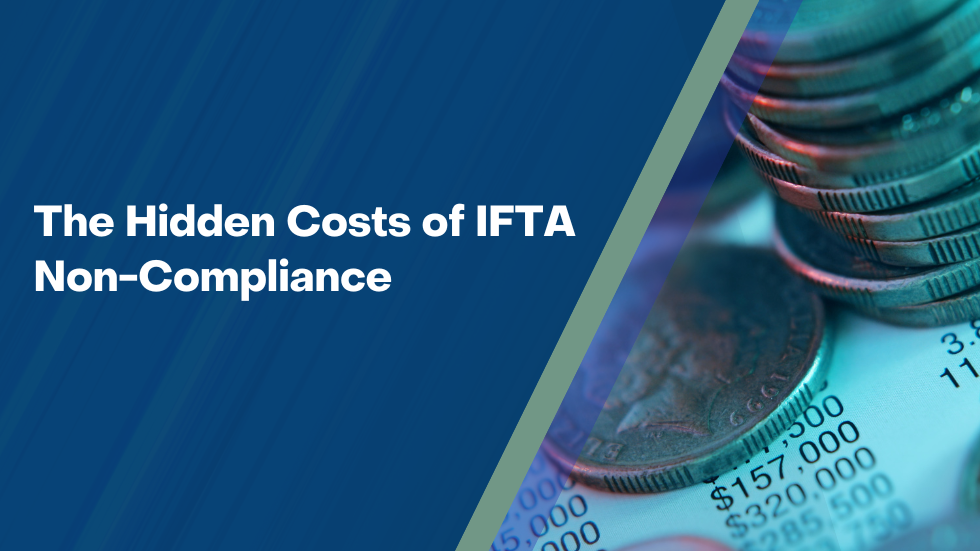 Trucking business reviewing penalties, audit risks, and costs of IFTA non-compliance.