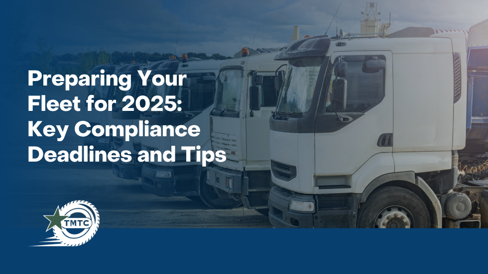 Fleet preparing for 2025 compliance deadlines, registration renewals, and transportation regulations.