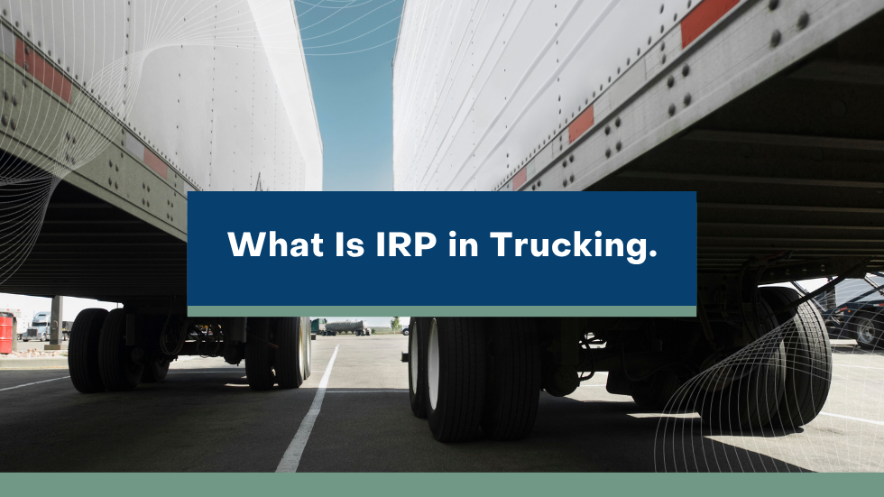 Texas trucking route through Louisiana and Oklahoma showing mileage-based IRP reporting.