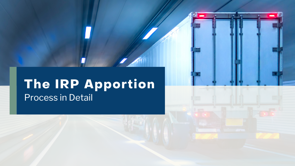 Mileage reports and registration documents used for accurate IRP fee calculations.